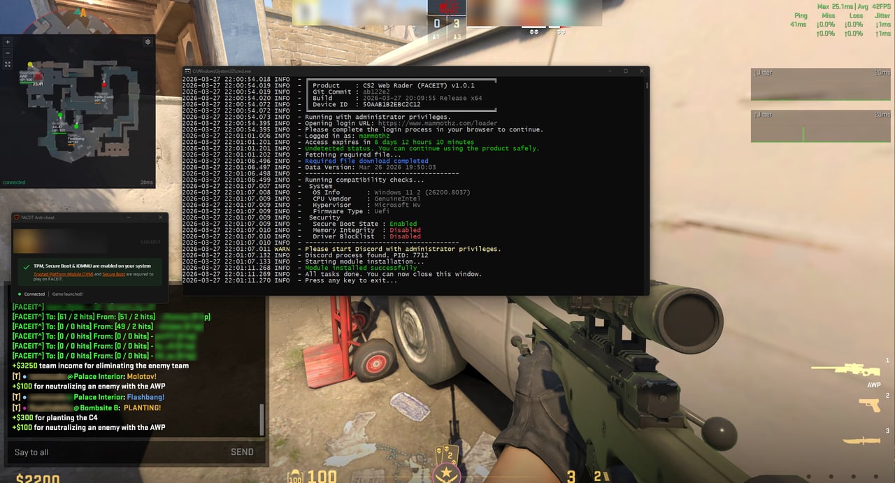 CS2 Web Radar (FACEIT) 截图 2