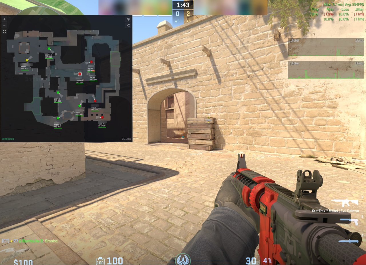 CS2 Web Radar (STEAM)