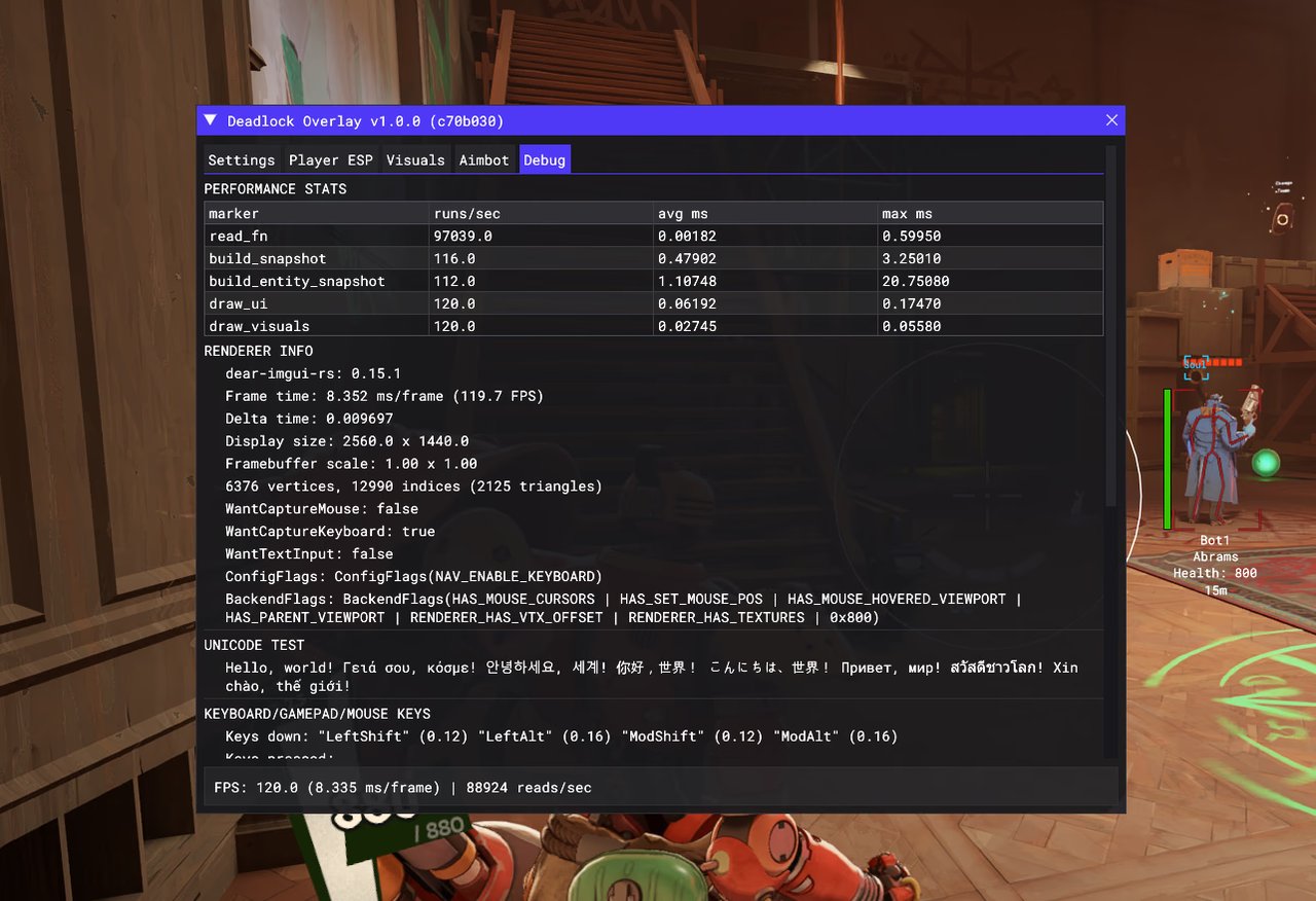 Снимок экрана Deadlock Overlay, изображение 6