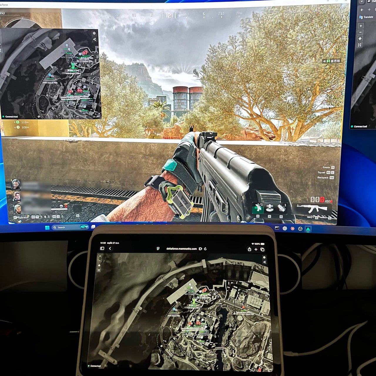 Delta Force Web Radar (STEAM)
