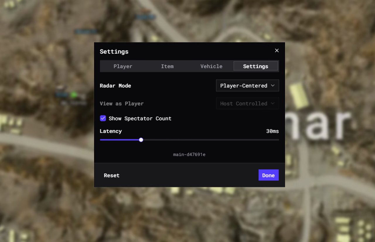 PUBG Web Radar 截图 5
